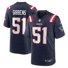 Jack Gibbens New England Patriots Team Game Jersey - Navy online