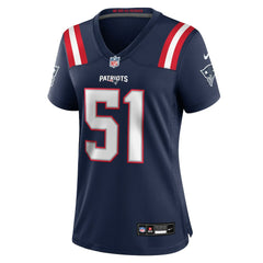 Jack Gibbens New England Patriots Women's Team Game Jersey - Navy cheap