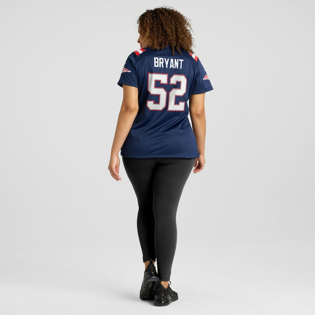 Marcus Bryant New England Patriots Women's Team Game Jersey - Navy outlet
