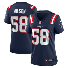 Jared Wilson New England Patriots Women's Team Game Jersey - Navy on sale