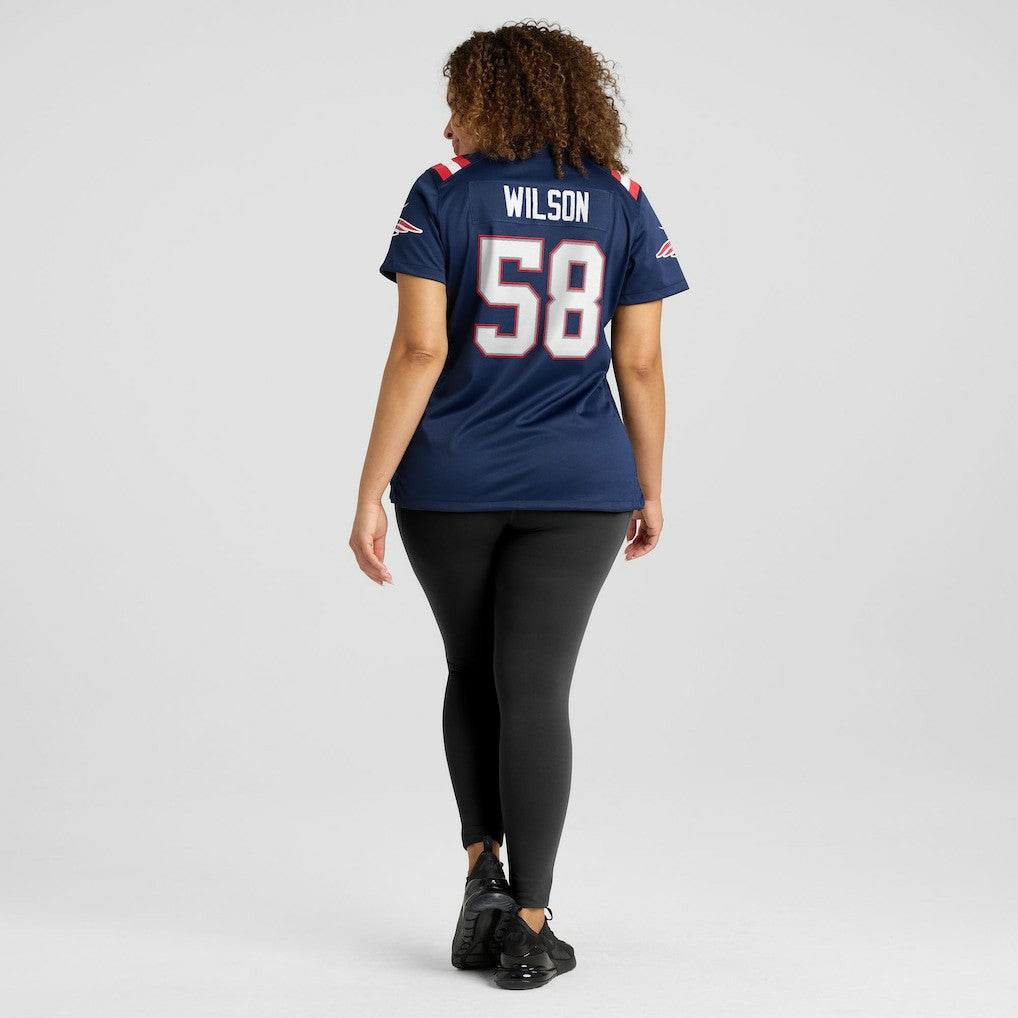 Jared Wilson New England Patriots Women's Team Game Jersey - Navy on sale