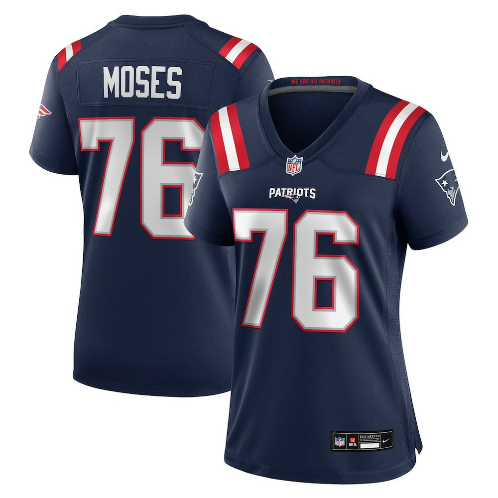 Morgan Moses New England Patriots Women's Team Game Jersey - Navy outlet