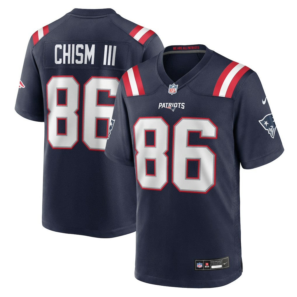 Efton Chism III New England Patriots Team Game Jersey - Navy cheap
