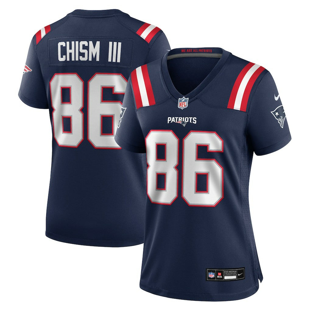 Efton Chism III New England Patriots Women's Team Game Jersey - Navy online