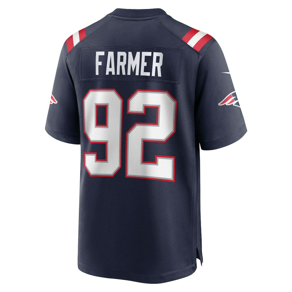 Joshua Farmer New England Patriots Team Game Jersey - Navy cheap