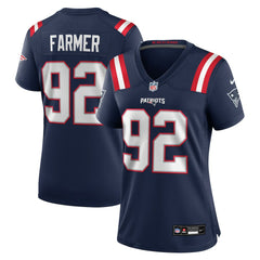 Joshua Farmer New England Patriots Women's Team Game Jersey - Navy for sale