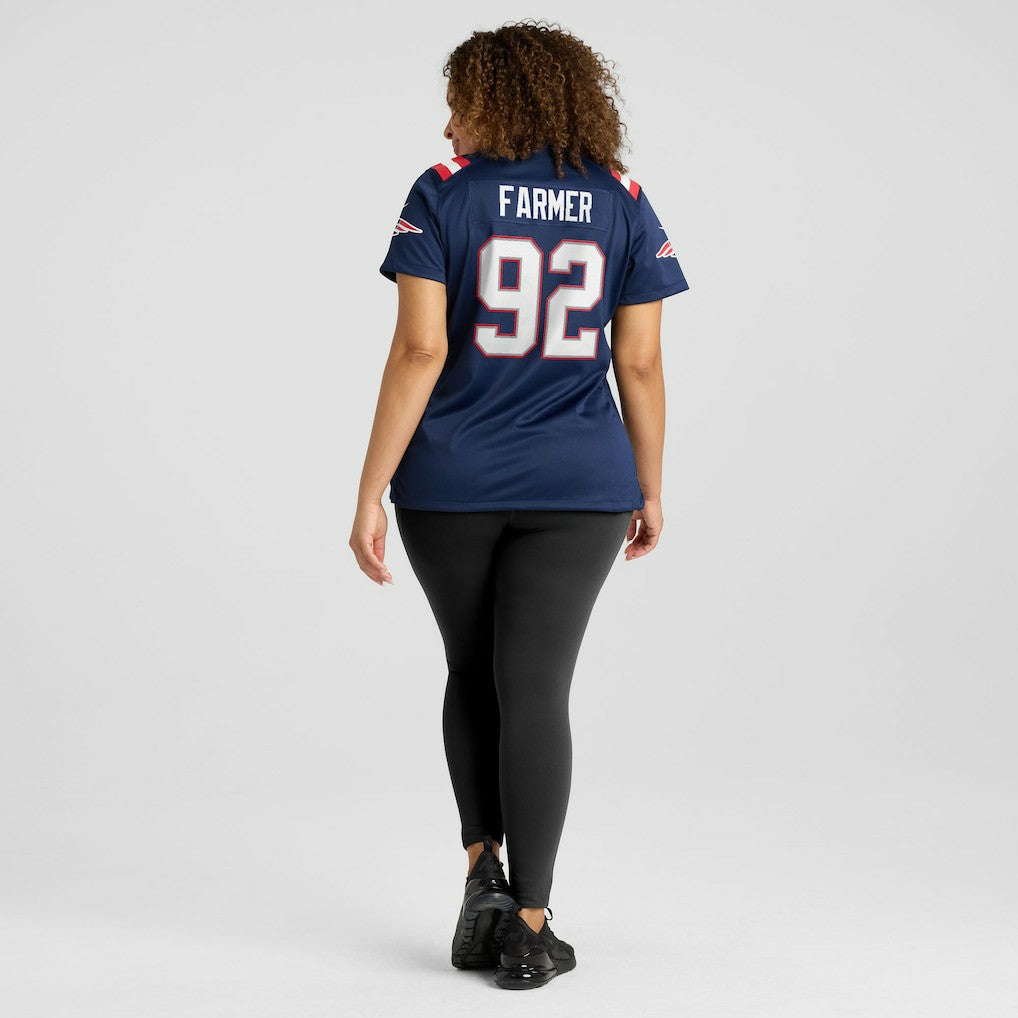 Joshua Farmer New England Patriots Women's Team Game Jersey - Navy for sale