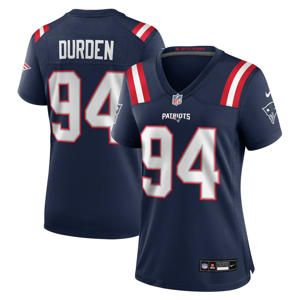 Cory Durden New England Patriots Women's Team Game Jersey - Navy for sale