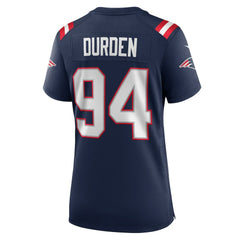 Cory Durden New England Patriots Women's Team Game Jersey - Navy for sale