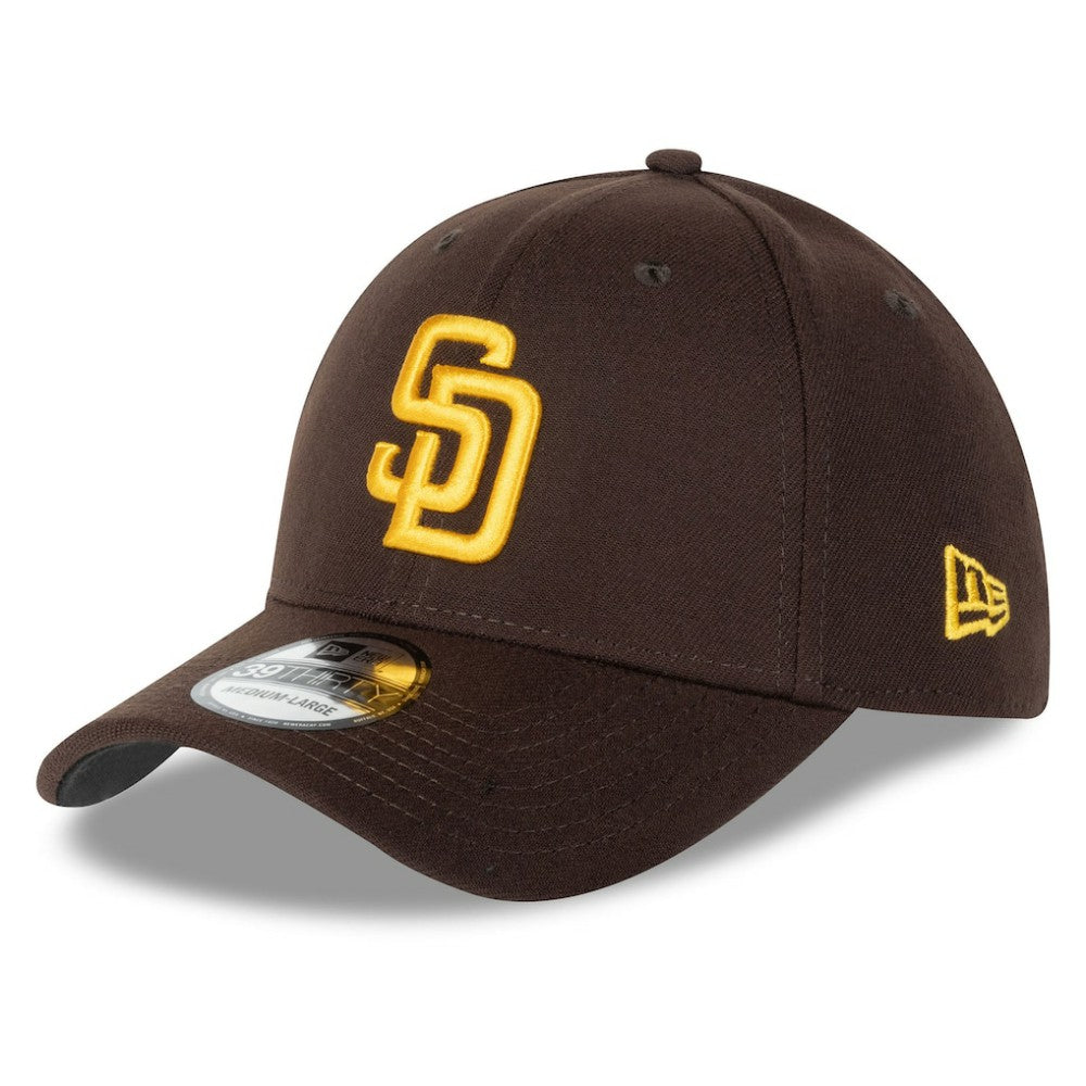 San Diego Padres 2025 MLB Postseason Side Patch 39THIRTY Flex Hat Brown