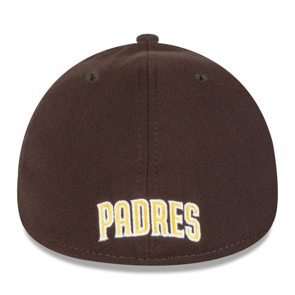 San Diego Padres 2025 MLB Postseason Side Patch 39THIRTY Flex Hat Brown