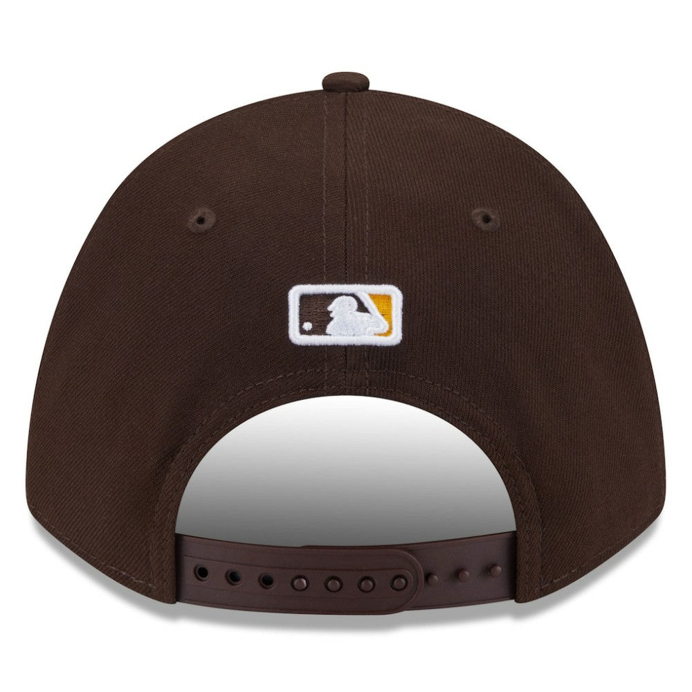 San Diego Padres 2025 MLB Postseason Side Patch 9FORTY Adjustable Hat Brown