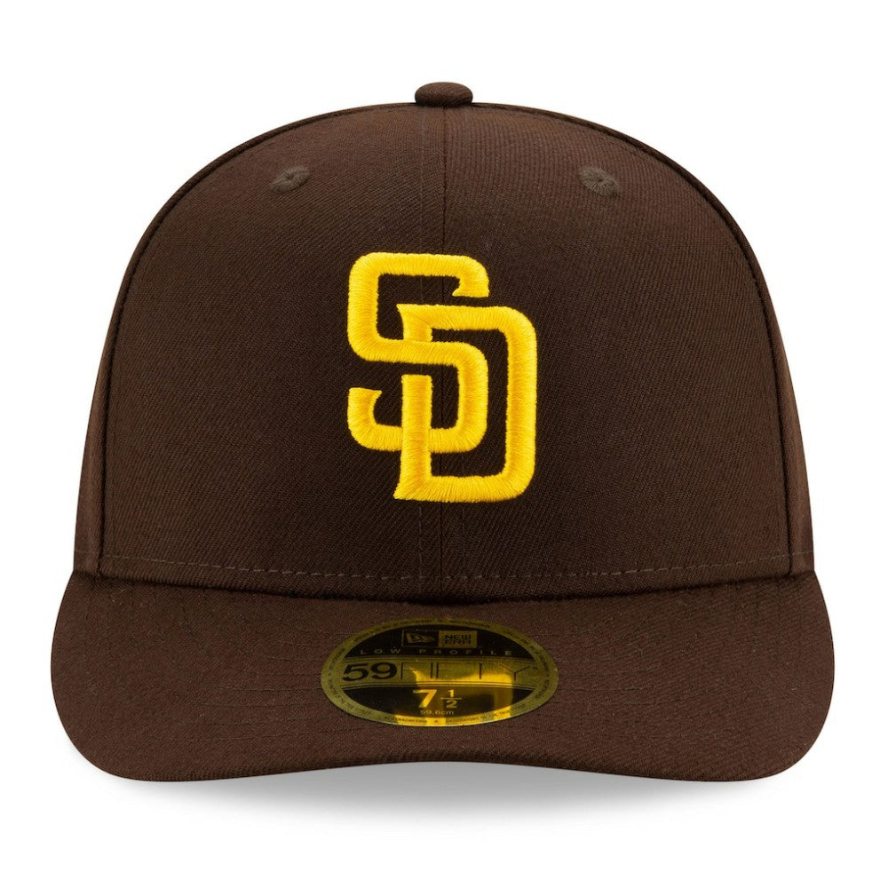 San Diego Padres 2025 MLB Postseason Side Patch Low Profile 59FIFTY Fitted Hat Brown