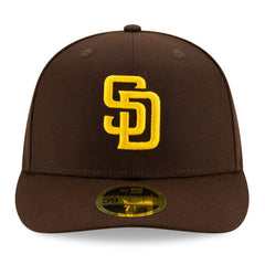 San Diego Padres 2025 MLB Postseason Side Patch Low Profile 59FIFTY Fitted Hat Brown