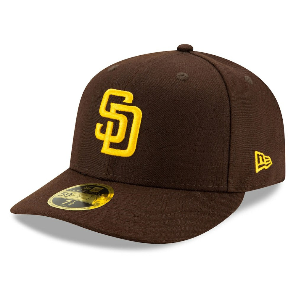 San Diego Padres 2025 MLB Postseason Side Patch Low Profile 59FIFTY Fitted Hat Brown