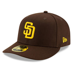 San Diego Padres 2025 MLB Postseason Side Patch Low Profile 59FIFTY Fitted Hat Brown