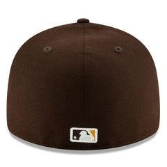 San Diego Padres 2025 MLB Postseason Side Patch Low Profile 59FIFTY Fitted Hat Brown