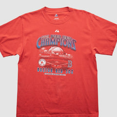 Boston Red Sox 2007 T-Shirt Red Vintage