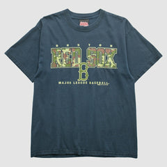 Boston Red Sox Stitches 2005 T-Shirt Navy Vintage