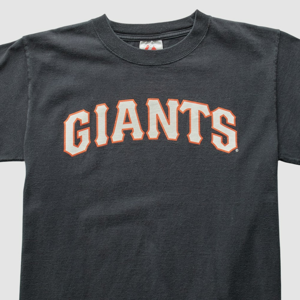 San Francisco Giants Majestic 2000s T-Shirt Black Vintage