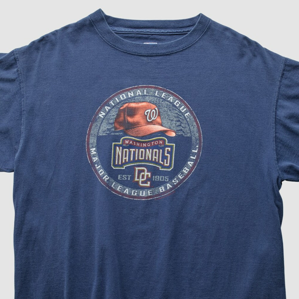 Washington Nationals 2000s T-Shirt Navy Vintage