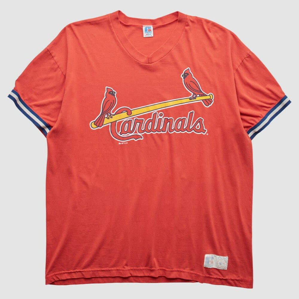 St. Louis Cardinals Russell 1998 T-Shirt Orange Vintage