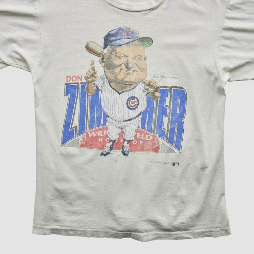 Chicago Cubs Salem 1989 T-Shirt White Vintage