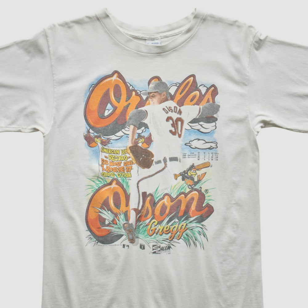 Baltimore Orioles Salem 1990 T-Shirt White Vintage
