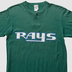 Tampa Bay Rays Majestic 90s T-Shirt Green Vintage