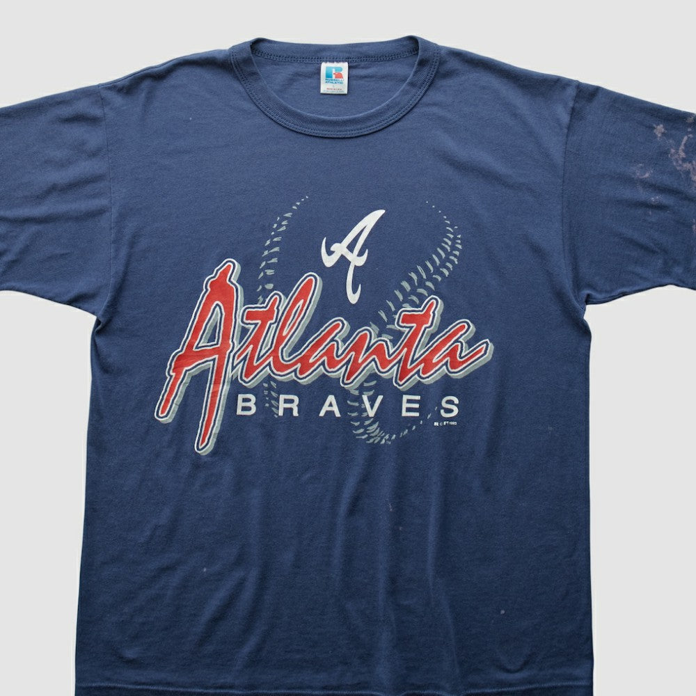 Atlanta Braves 1993 T-Shirt Navy Vintage
