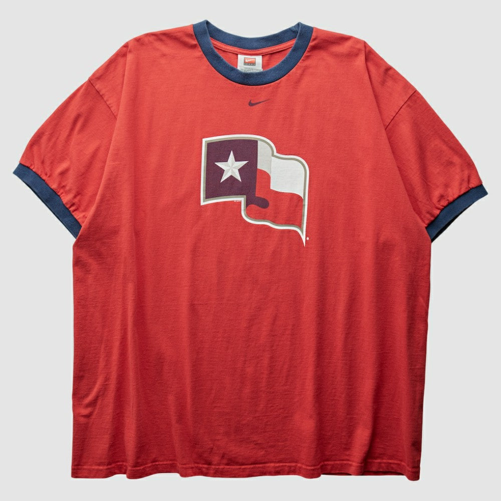 Texas Rangers 2000s T-Shirt Red Vintage