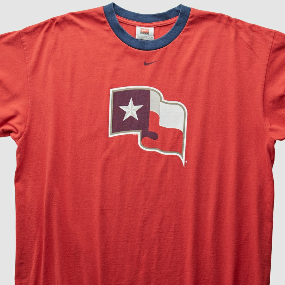 Texas Rangers 2000s T-Shirt Red Vintage