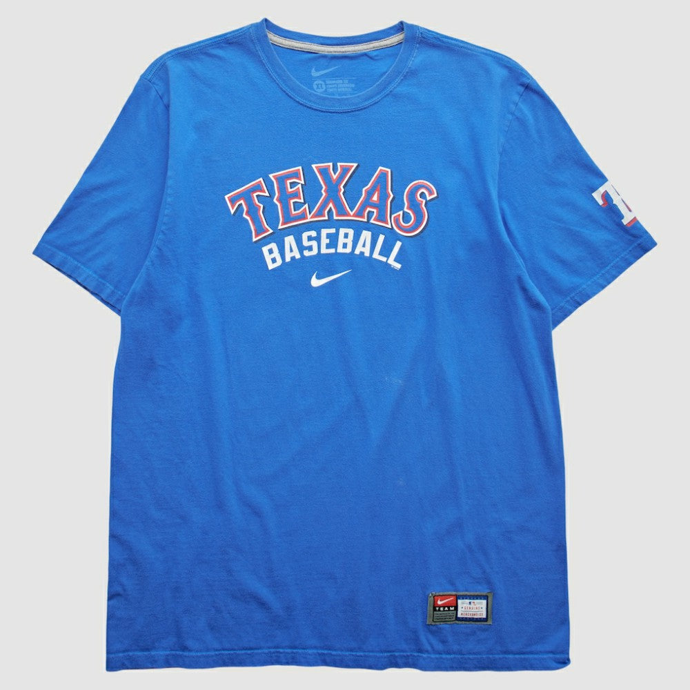 Texas Rangers 2010s T-Shirt Blue Vintage