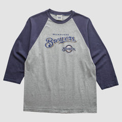 Milwaukee Brewers Lee Apparel 2007 T-Shirt Heather Gray Vintage