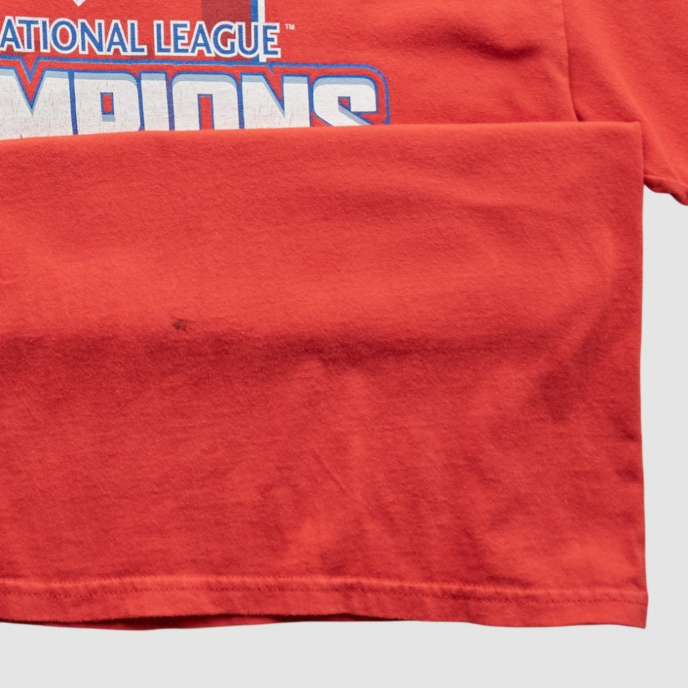 Philadelphia Phillies Majestic 2009 T-Shirt Red Vintage