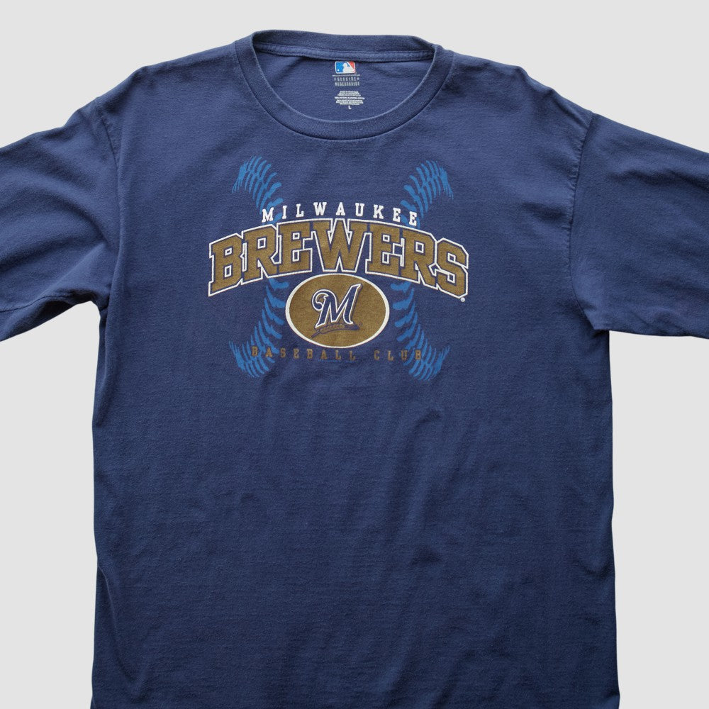 Milwaukee Brewers 2000s T-Shirt Blue Vintage