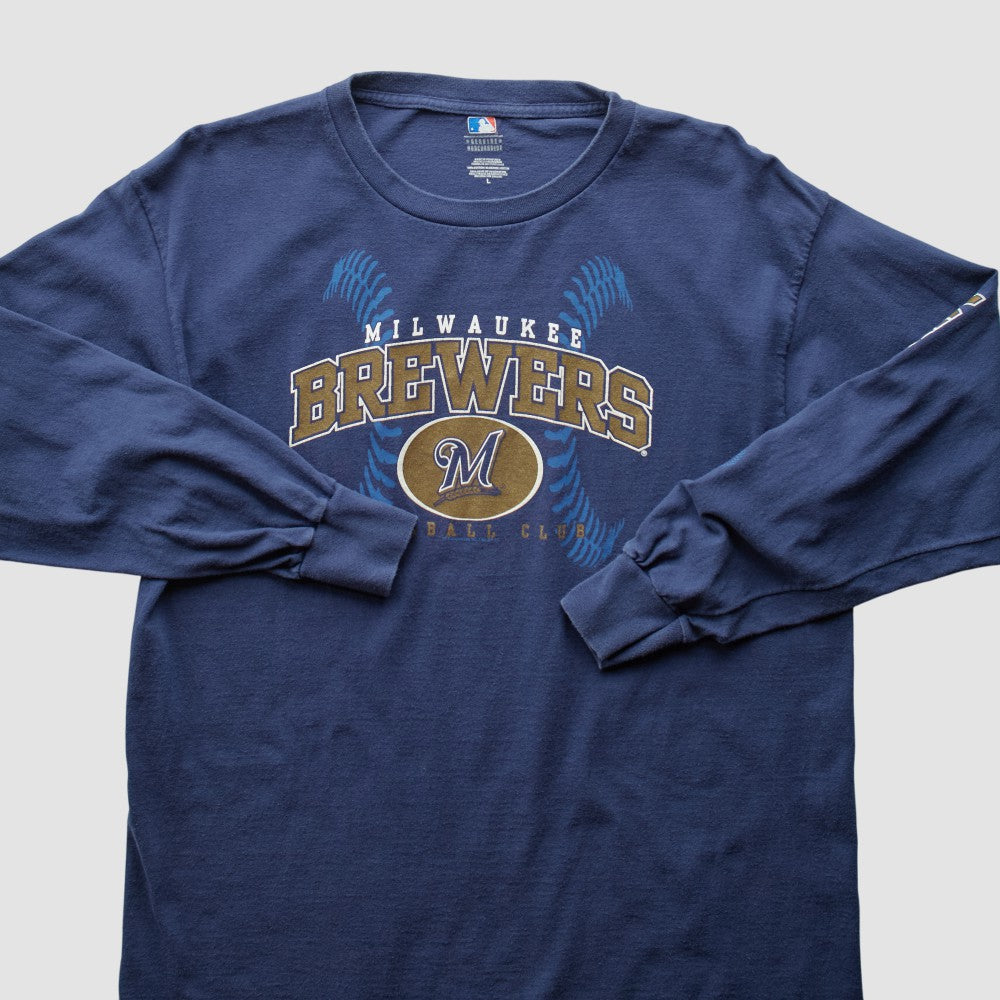 Milwaukee Brewers 2000s T-Shirt Blue Vintage