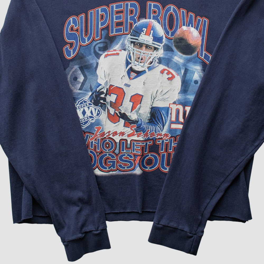 New York Giants 2001 T-Shirt - Navy Vintage sale