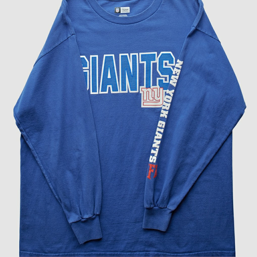 New York Giants NFL 2010s T-Shirt - Blue Vintage on sale