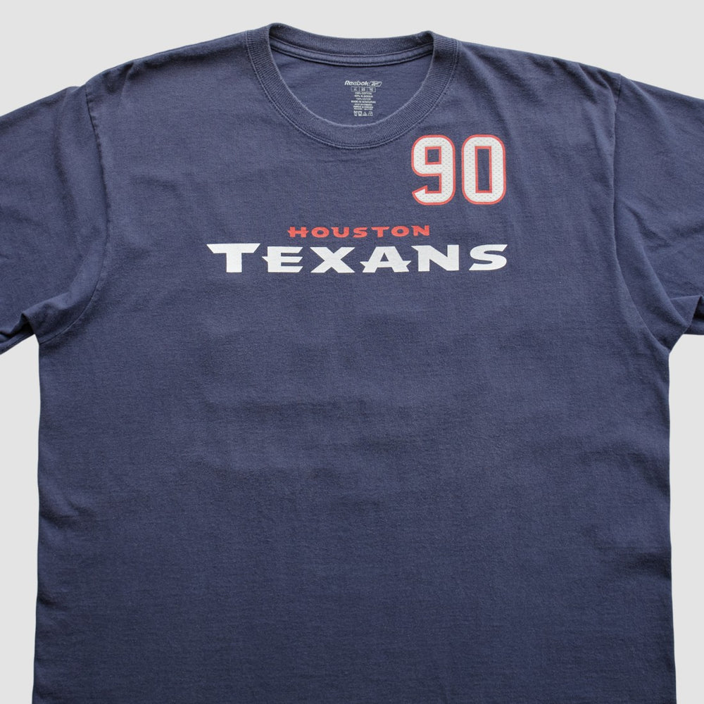 Houston Texans Reebok 2000s T-Shirt - Navy Vintage sale