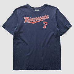 Minnesota Twins 2000s T-Shirt Navy Vintage