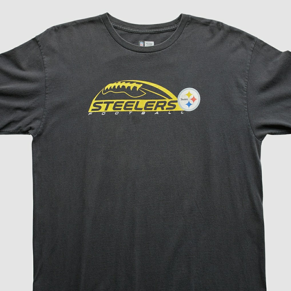 Pittsburgh Steelers 2010s T-Shirt - Black Vintage outlet