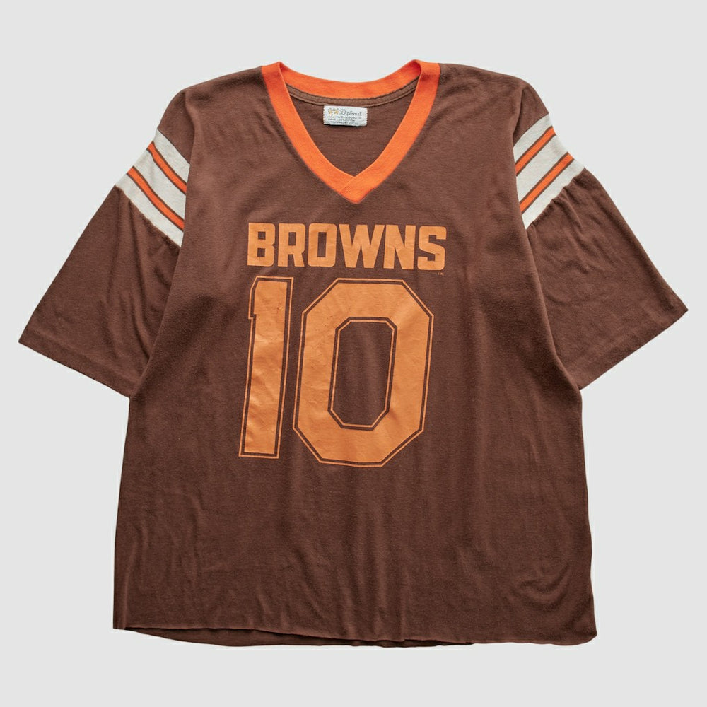 Cleveland Browns 80s T-Shirt - Brown Vintage on sale