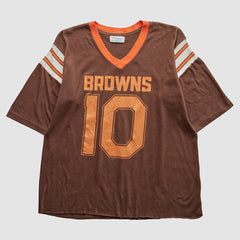 Cleveland Browns 80s T-Shirt - Brown Vintage on sale