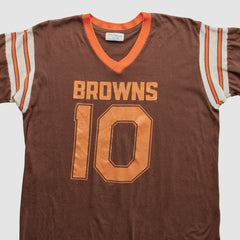 Cleveland Browns 80s T-Shirt - Brown Vintage on sale