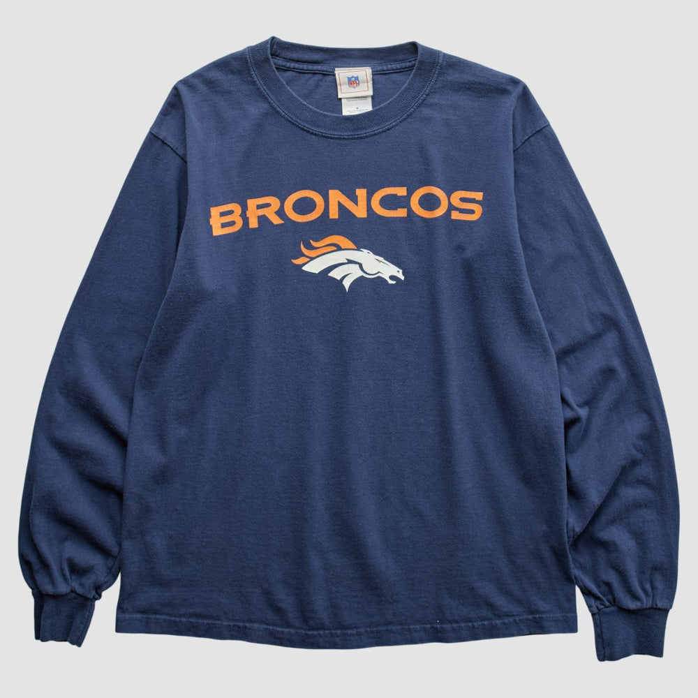 Denver Broncos NFL 2000s T-Shirt - Navy Vintage sale