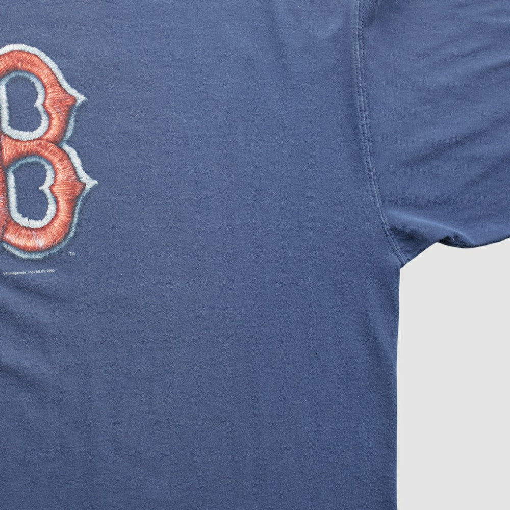 Boston Red Sox Lee Apparel 2005 T-Shirt Blue Vintage