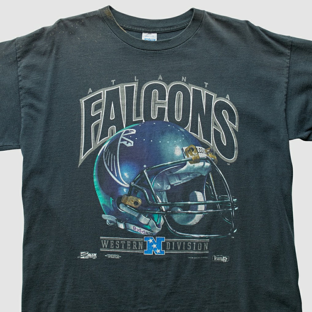 Atlanta Falcons Salem 1991 T-Shirt - Black Vintage online