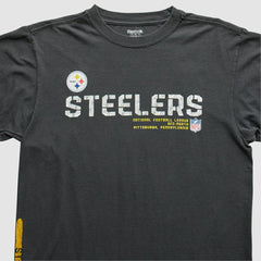 Pittsburgh Steelers Reebok 2000s T-Shirt - Black Vintage on sale