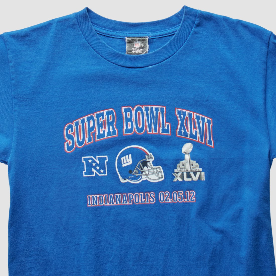 New York Giants NFL 2012 T-Shirt - Blue Vintage for sale